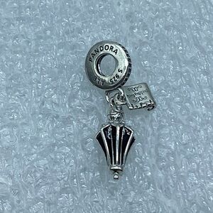 Pandora, “Silver Mary Poppins Umbrella “ Clear CZ Charm S925 Ale D20-9